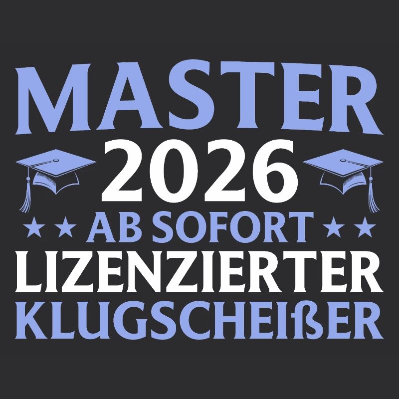 Studium geschafft 2026 Master Abschluss Geschenk