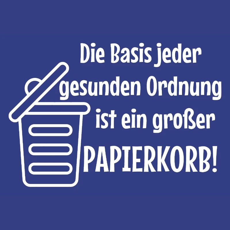 Basic Order: Large Wastepaper Bin Witzer Saying Office