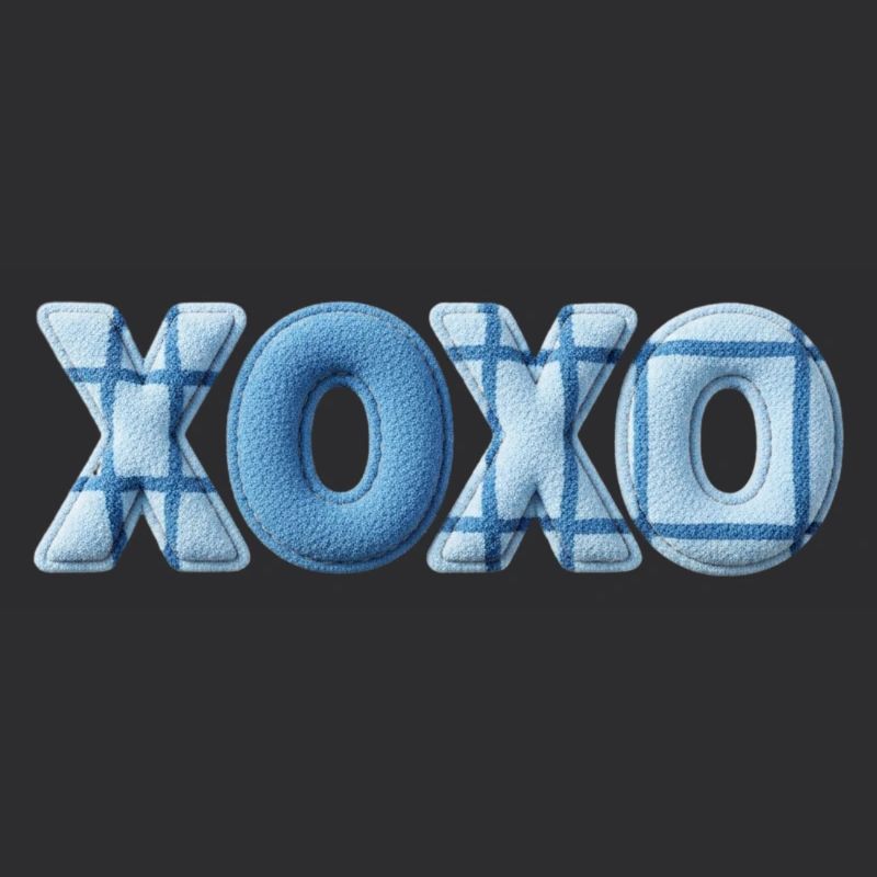 XOXO Patchwork Look mit Stoff Optik