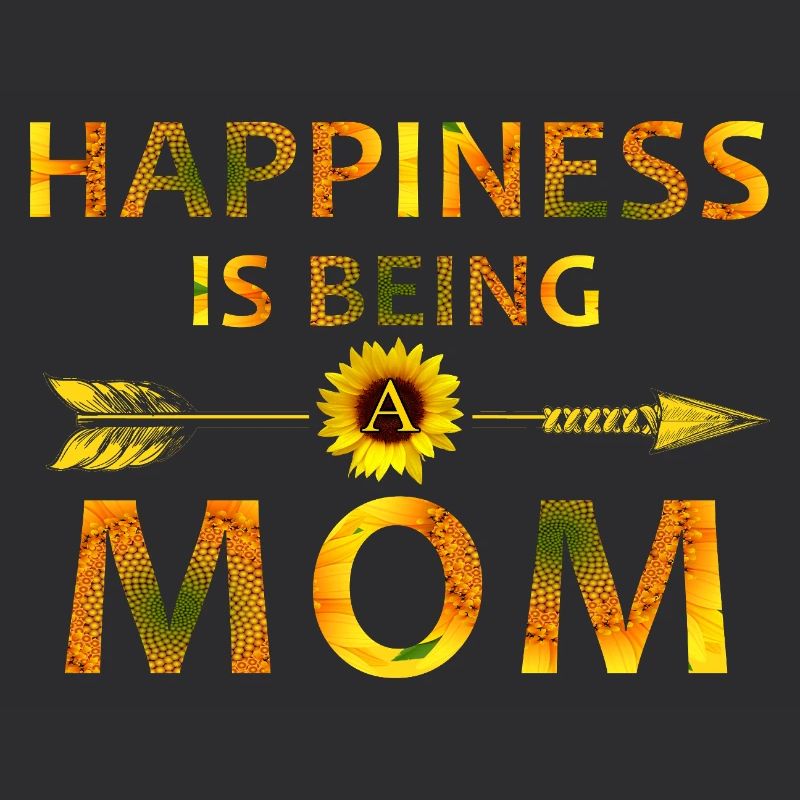 Glück ist, Mutter zu sein – Sonnenblumen-Muttertag