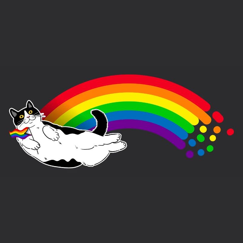 Regenbogen-Katze