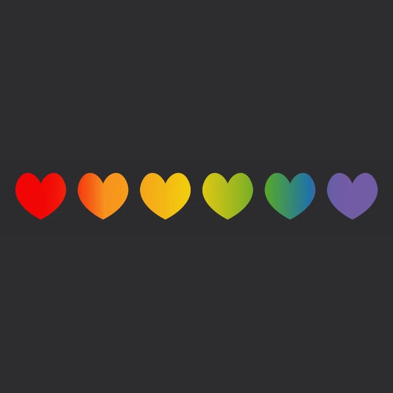 Regenbogenherzchen Verlauf