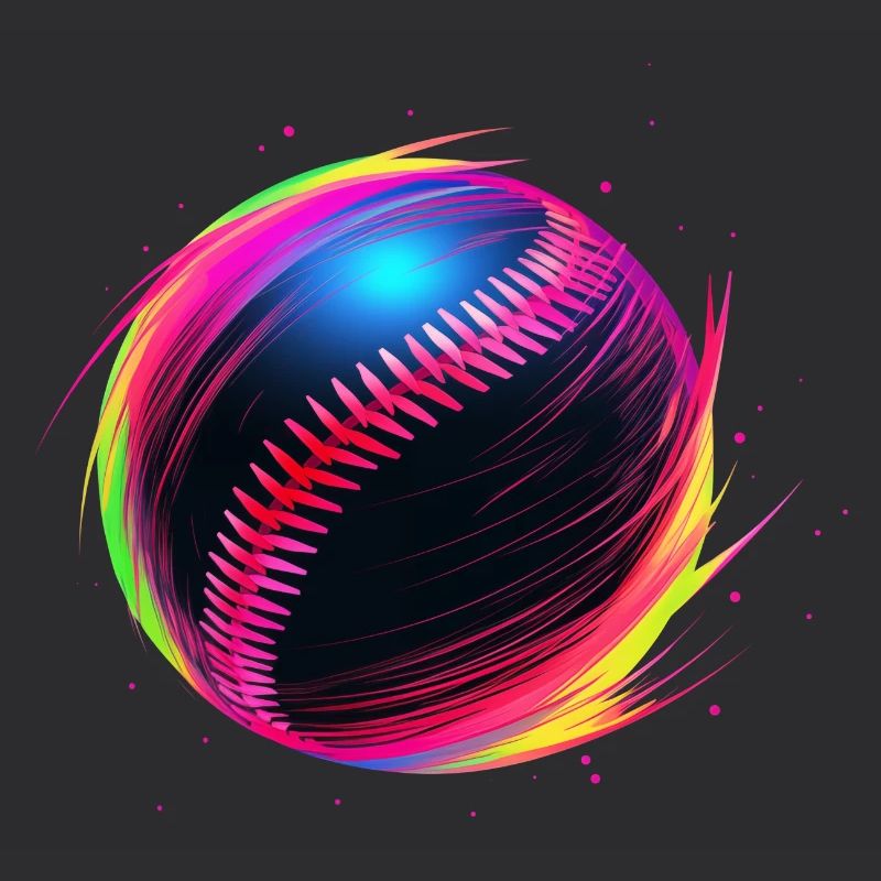 Baseball Ball Vaporwave