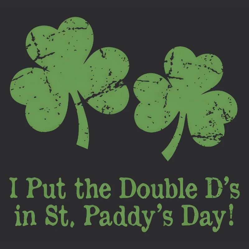 Humour de la Saint-Patrick : Double D Shamrocks