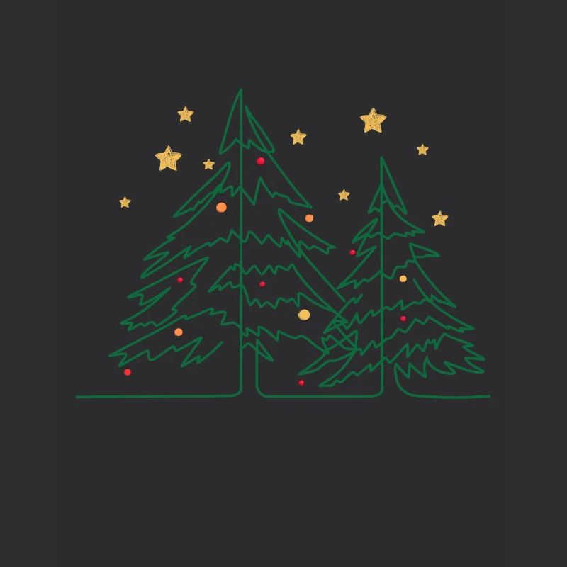 Minimalistic Christmas Trees