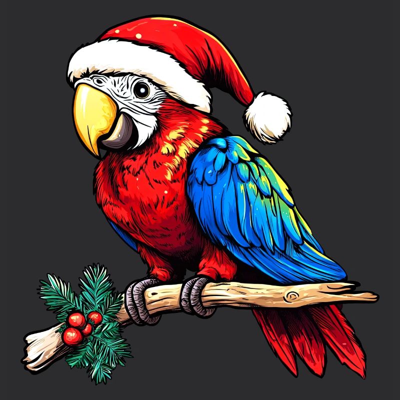 Perroquets de Noël