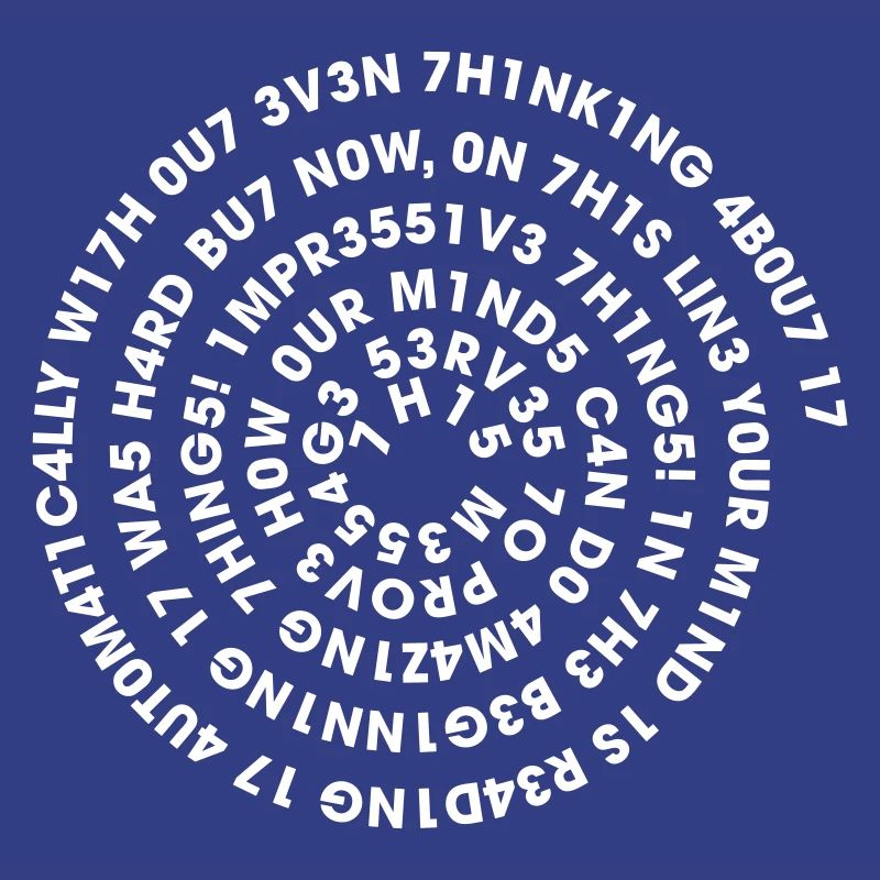 Spirale Leetspeak – Nerd Code 1337 Geek Design