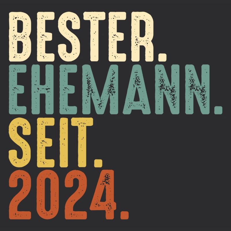 Bester Ehemann seit 2024 Ehe Hochzeit Verheiratet