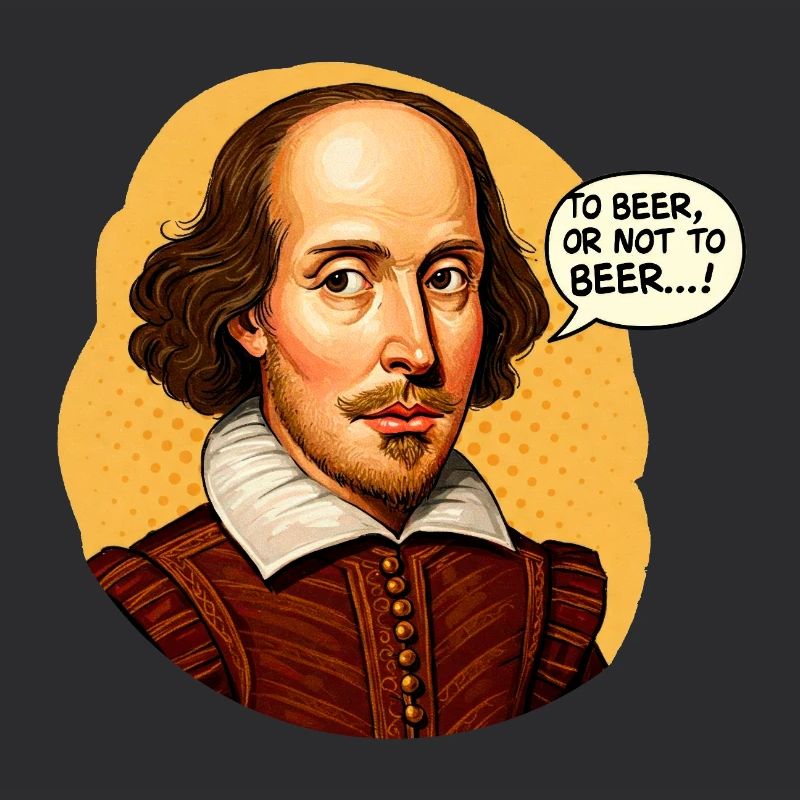 Shakespeare "Zu Bier oder nicht zu Bier" Lustig beleuchtet