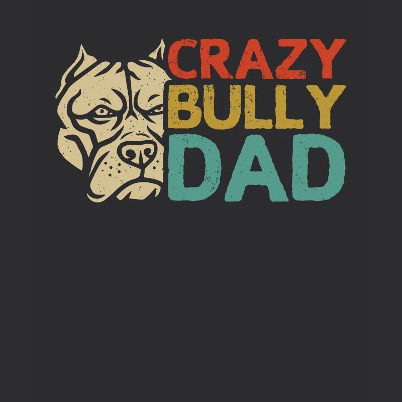Bully Dad American Bully Hundehalter Geschenk