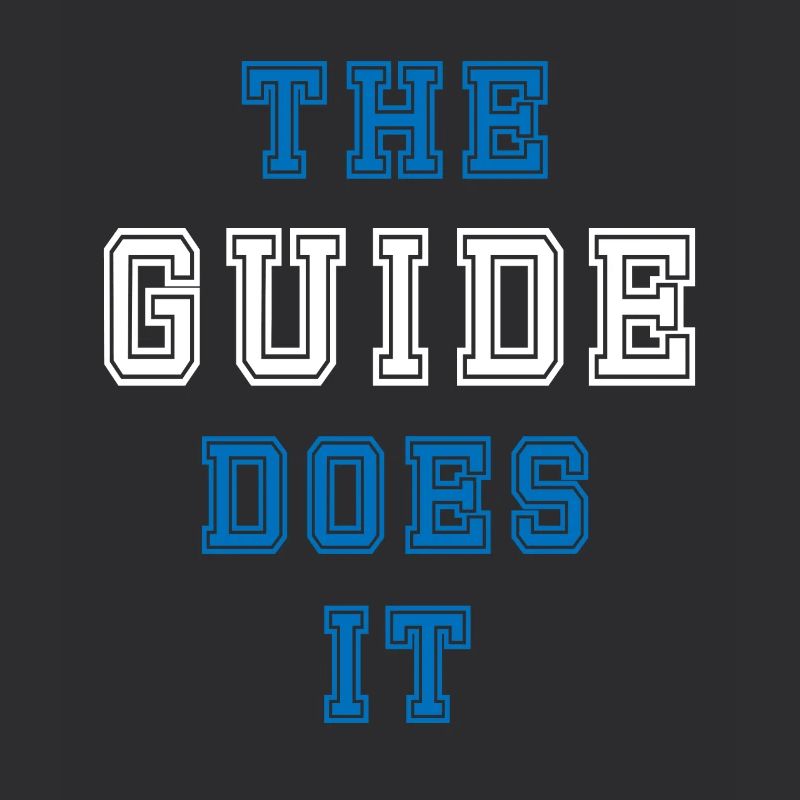 The Guide does it Guide Geschenk