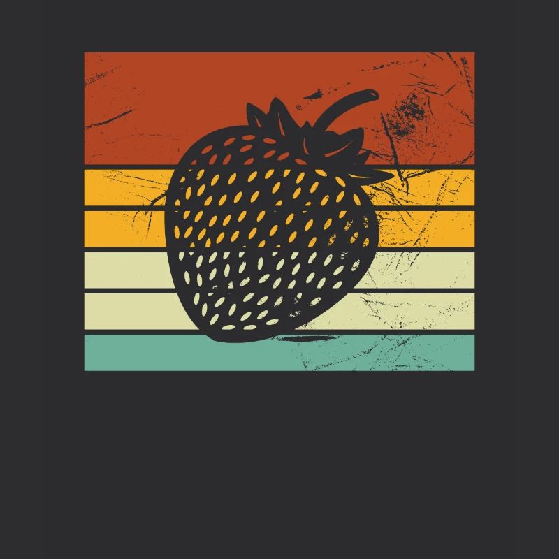 Strawberry Fruit Lover Retro Healthy Gift idea