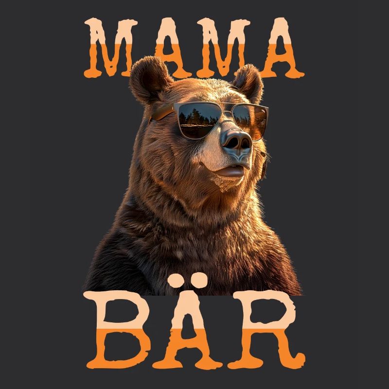Mama Bär Bären Mutter Bärin Muttertag Grizzly Mama