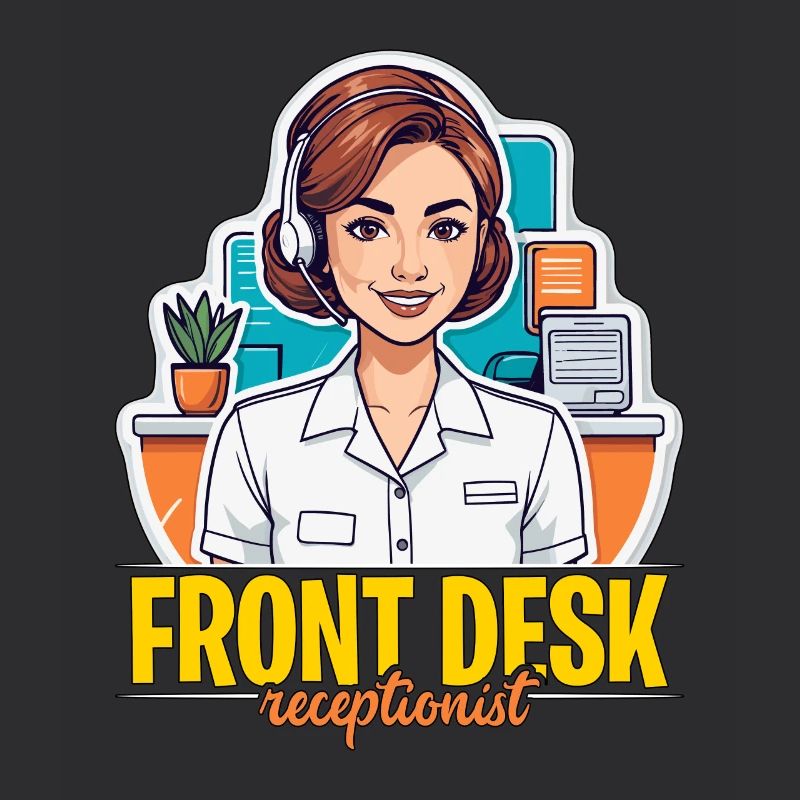 Receptionist Front Desk Receptionist Office Worker