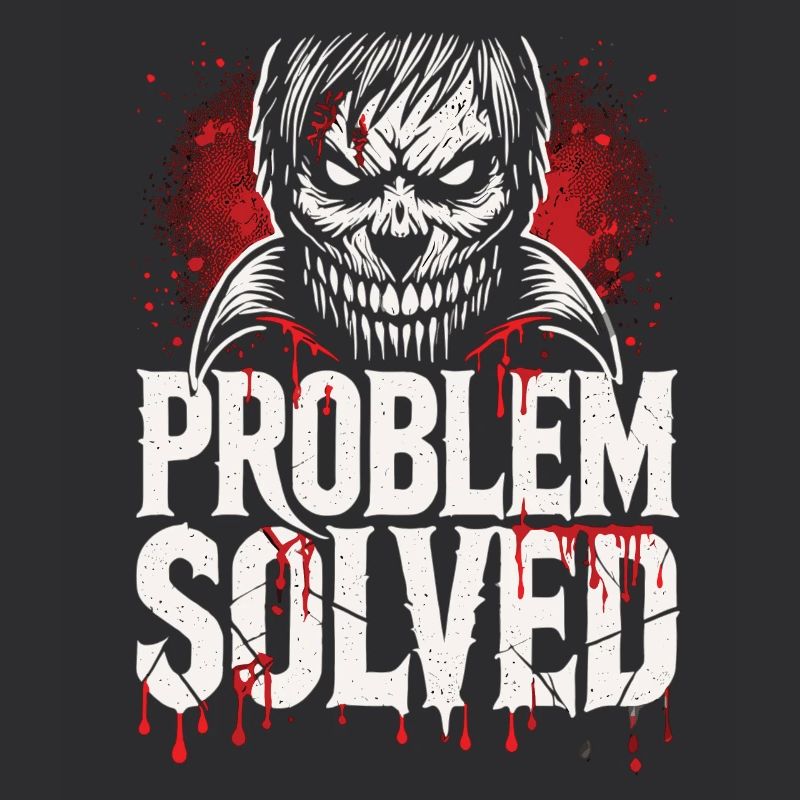 Bloody Solution - Problem Solved Halloween Shirt