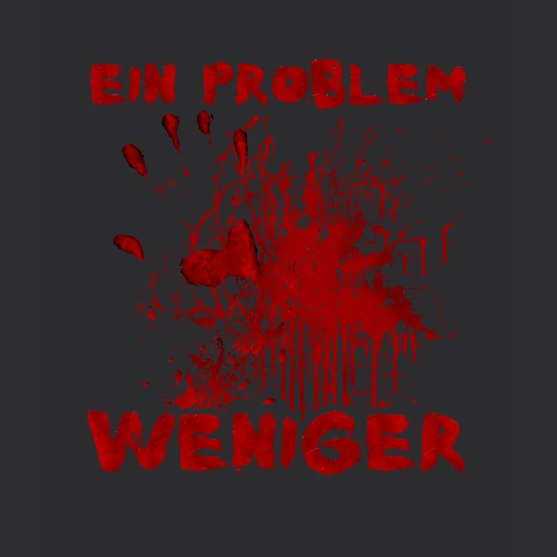 One Problem Less - Funny Halloween Saying