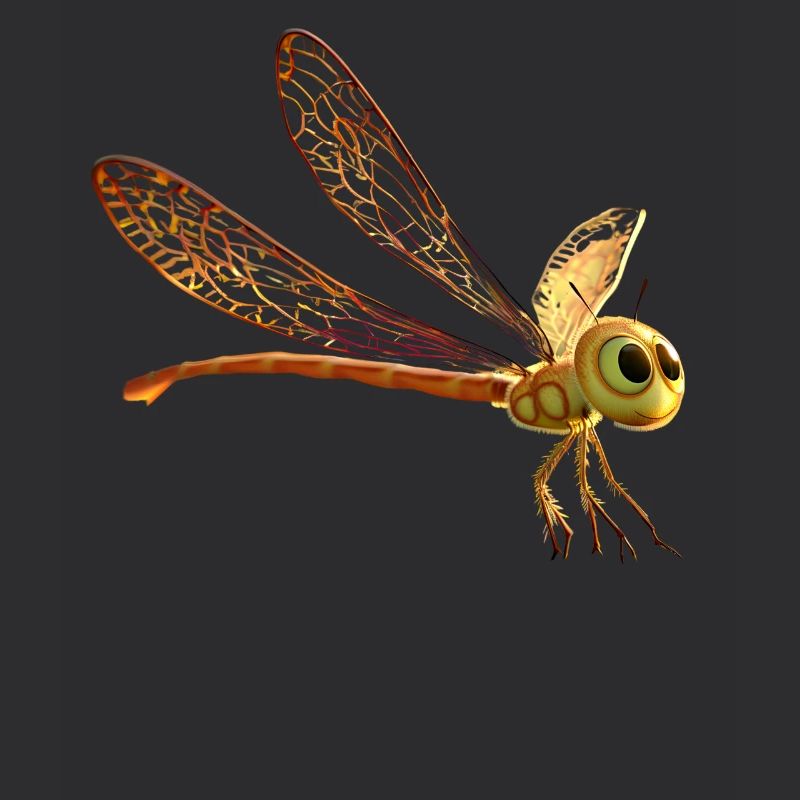 libellule libellule ailes colorées libellules mignonnes