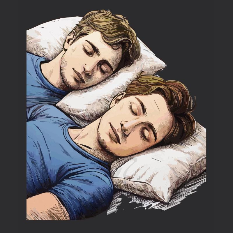 MEN SLEEPING