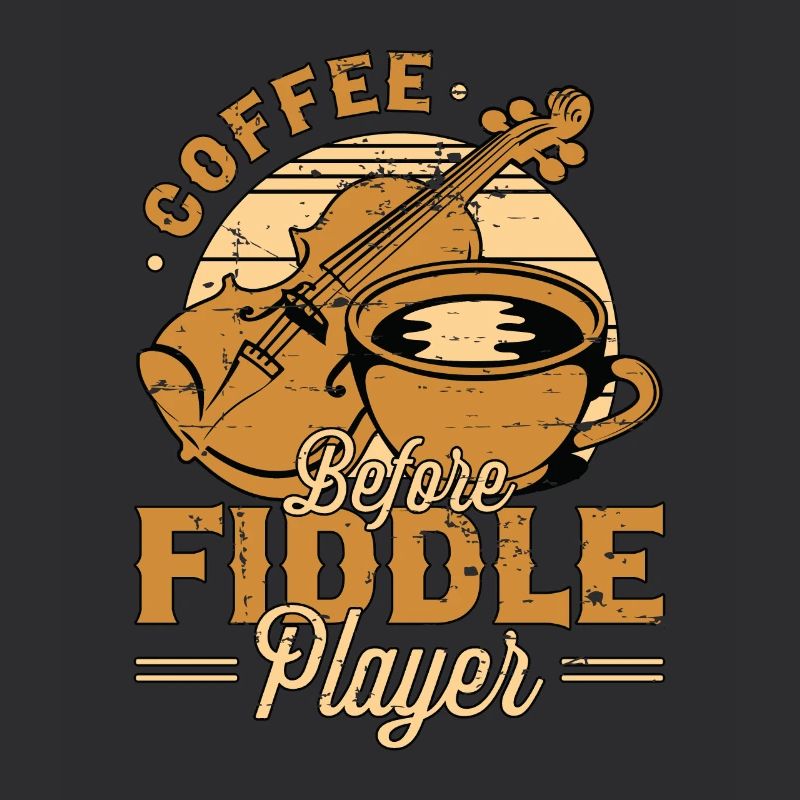 Fiddle Player Coffee Before Violinist Coffee Lover