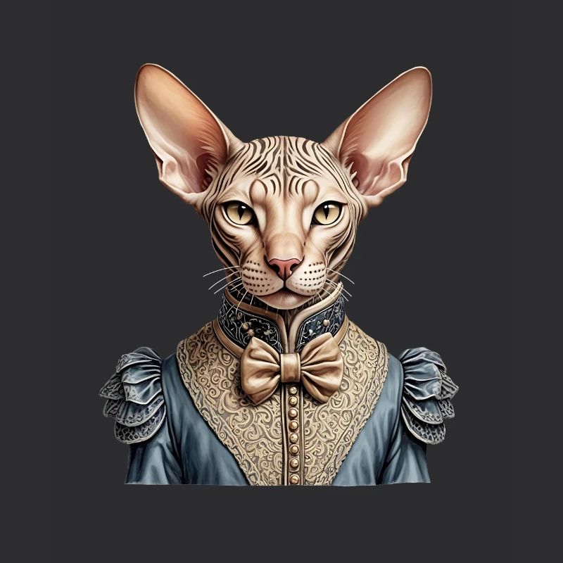 Victorian sphynx cat