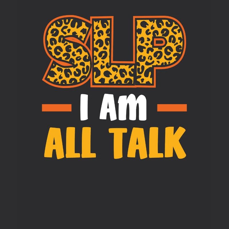 SLP I Am All Talk Leopard Pattern