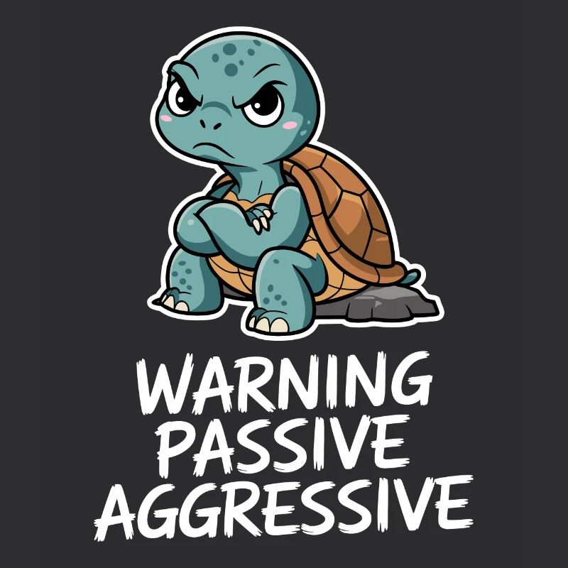 Warning Passive Aggressive Turtle