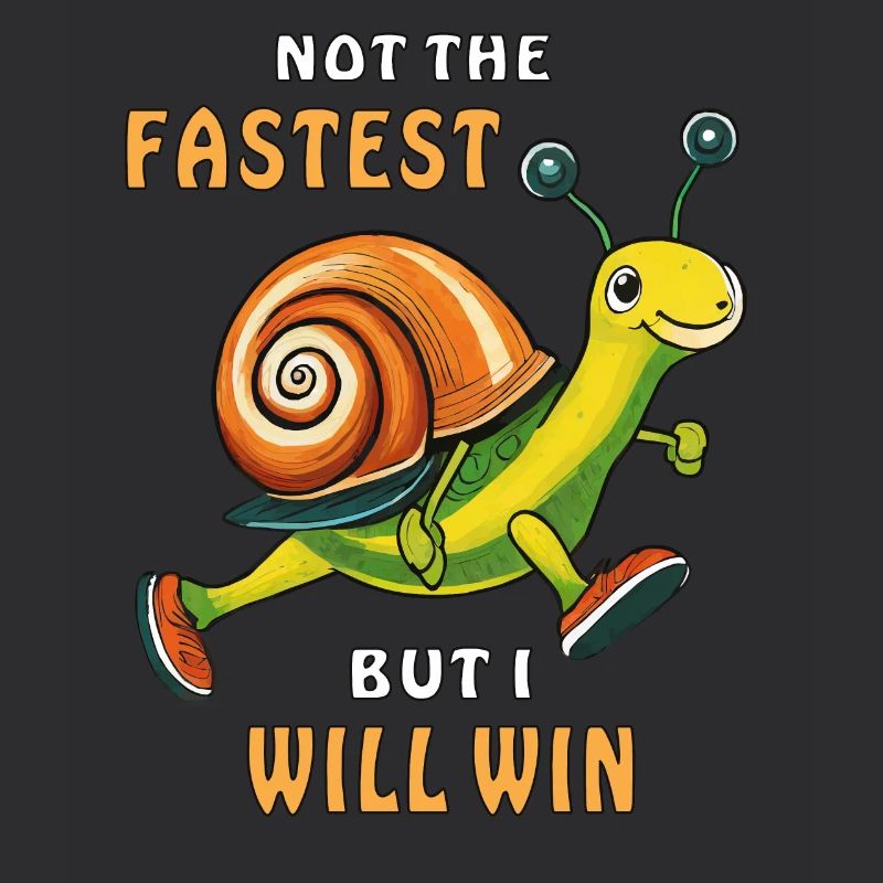 L’ESCARGOT N’EST PAS LE PLUS RAPIDE MAIS JE VAIS GAGNER