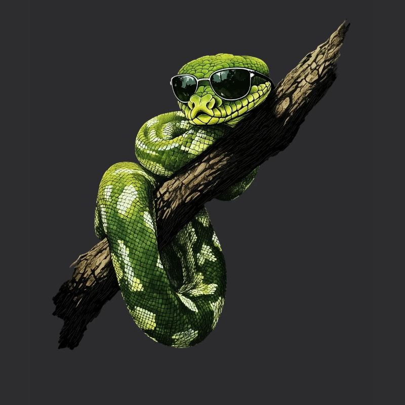 Green Tree Python Snakes Lover Terrarium