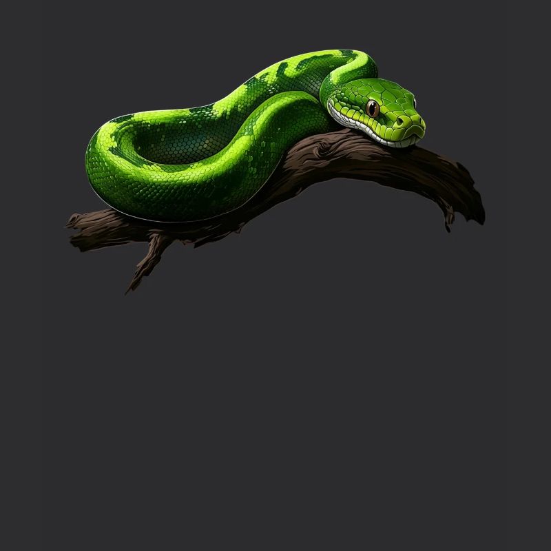 Arbre vert Python Serpents Amoureux Terrarium