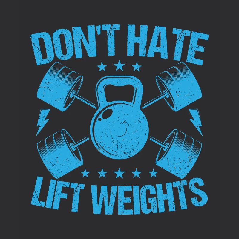Fitness Motivation Bodybuilder Don´t Hate Lift