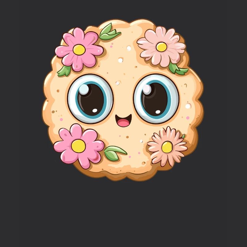 Keks mit Blümchen