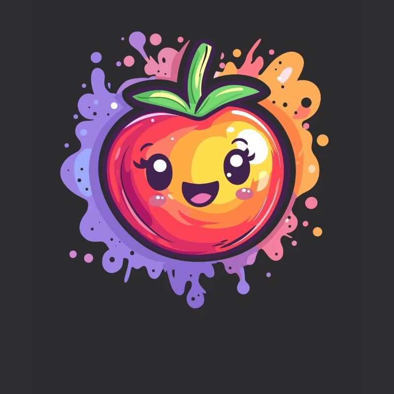 Tomate avec éclaboussure