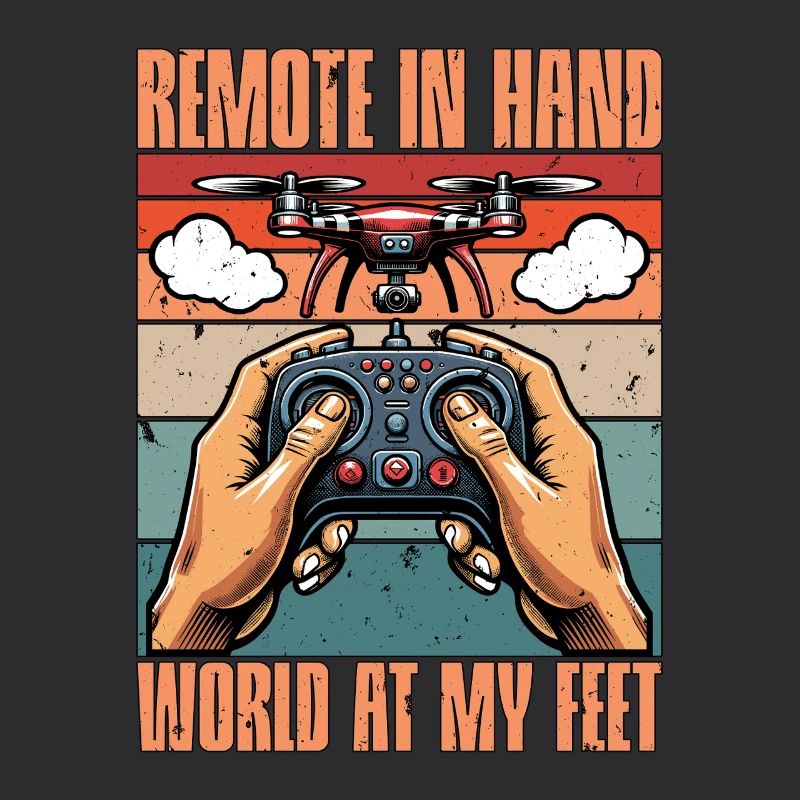 Drone Enthusiast Remote In Hand Drone Operator