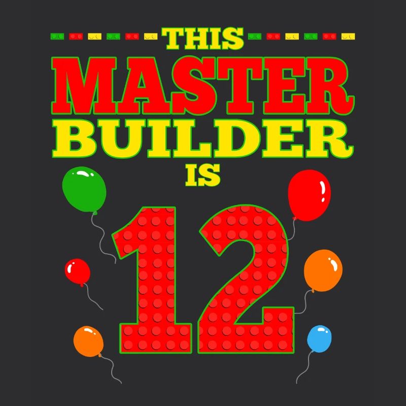 Master Builder 12 Years Old Block Building 12th