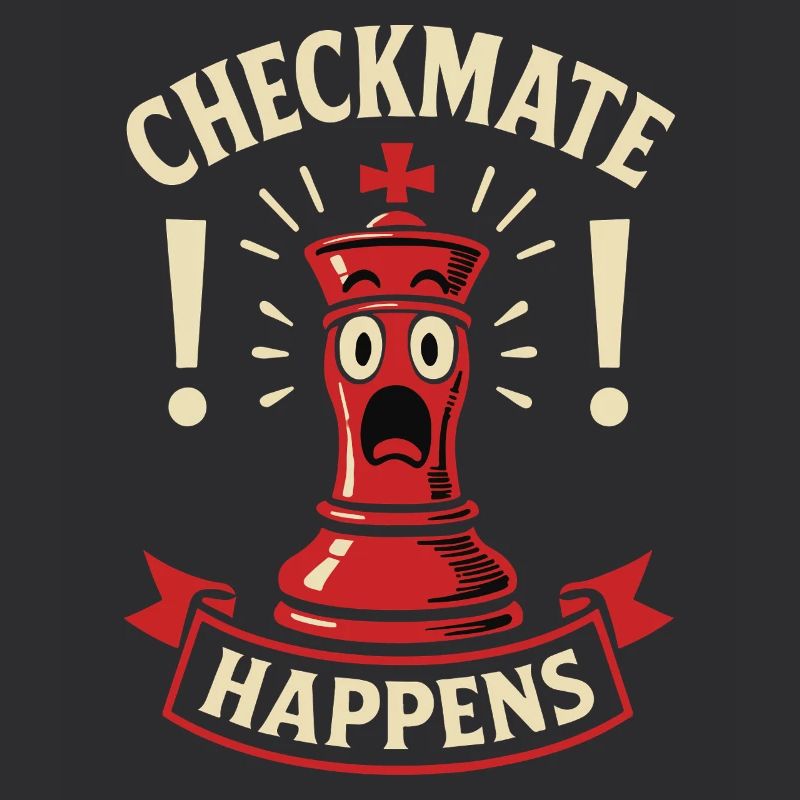 Checkmate Happens Chess Player Board Game