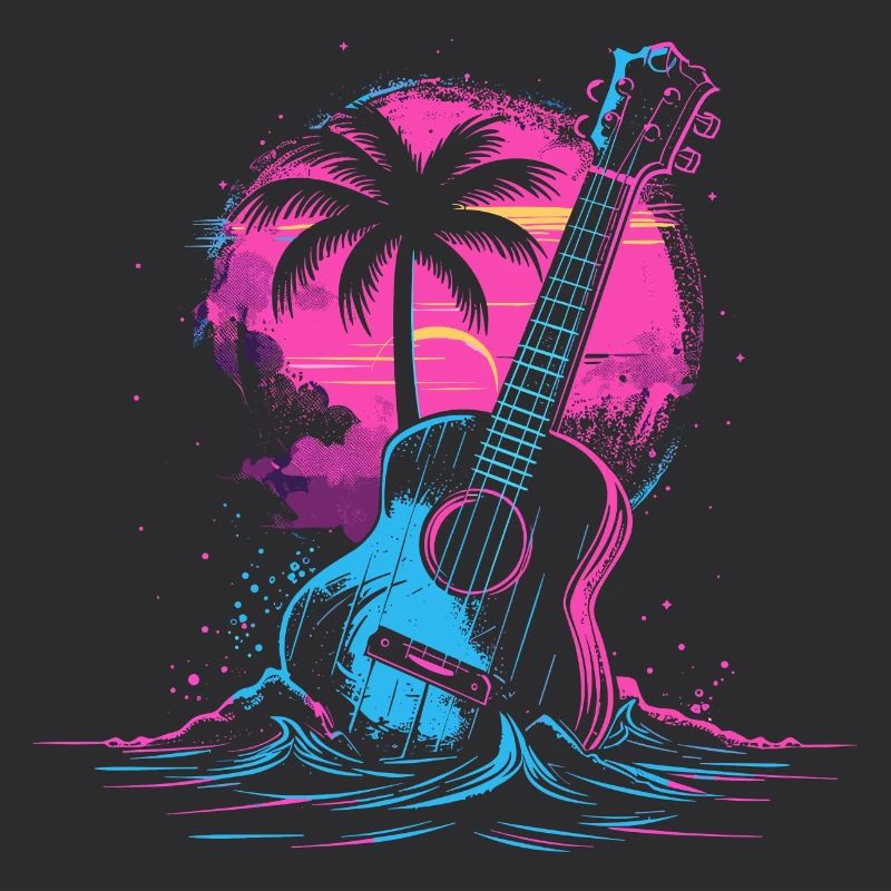 Ukulele 80s Look