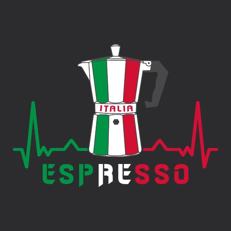 Herzfrequenz Espresso Design / Geschenkidee