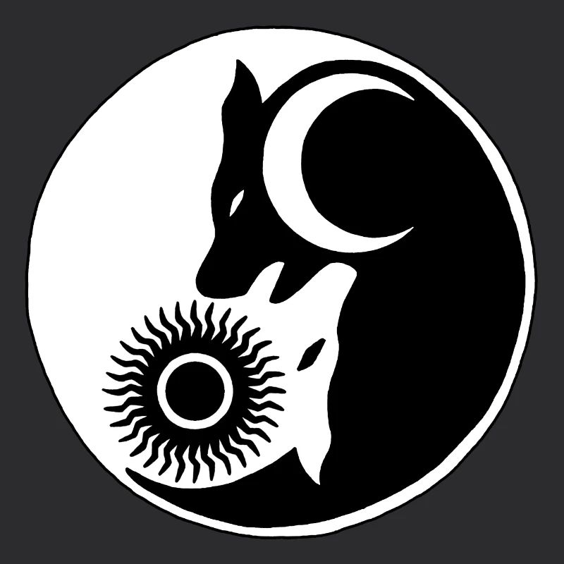 Wolf yin yang