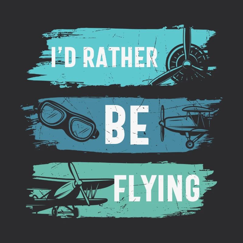 Ich fliege lieber lustiger Flugzeugpilot