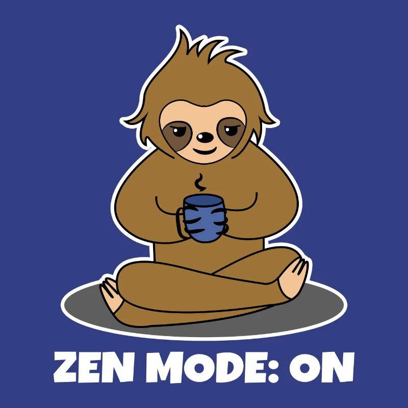 Coffee Drinker Sloth Coffee Cup Coffee Saying