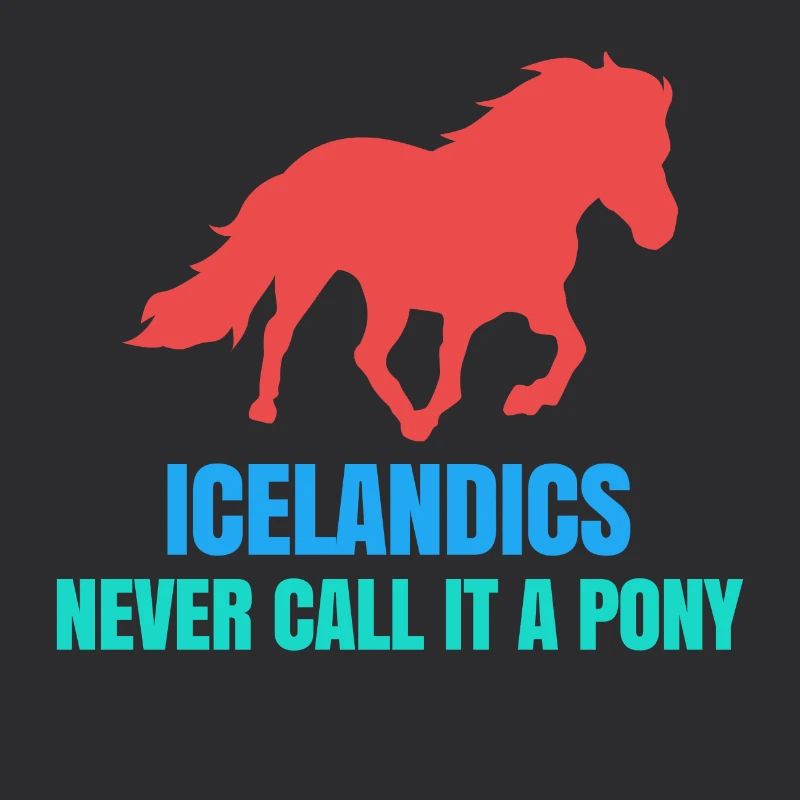 Islandpferde Pony Statement Isländer Pferdenarr