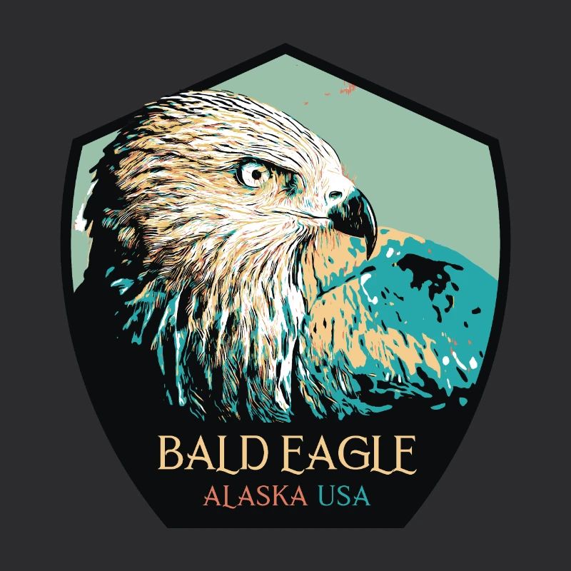 Alaskan Bald Eagle Portrait