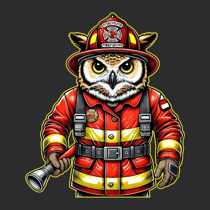Feuerwehr-Eule – Mut trifft Weisheit