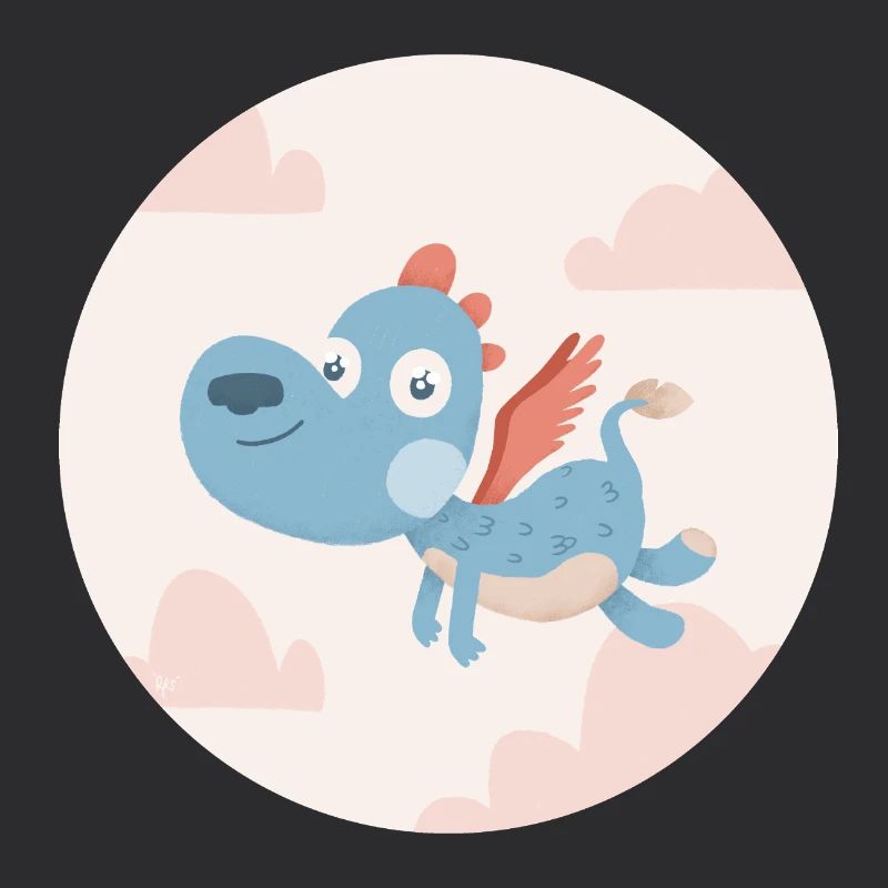 Blauer Drache