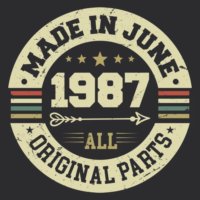 Juni 1987 Geburtstagsgeschenk Juni 1987 Juni 1987