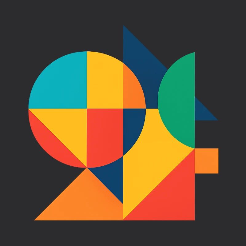 Abstrakte Geometrische Farbkunst
