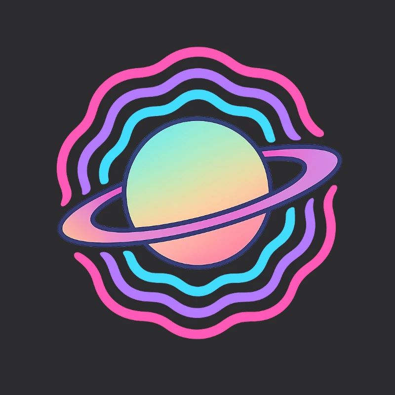 Cosmic Planet Stylized Galactic Sphere