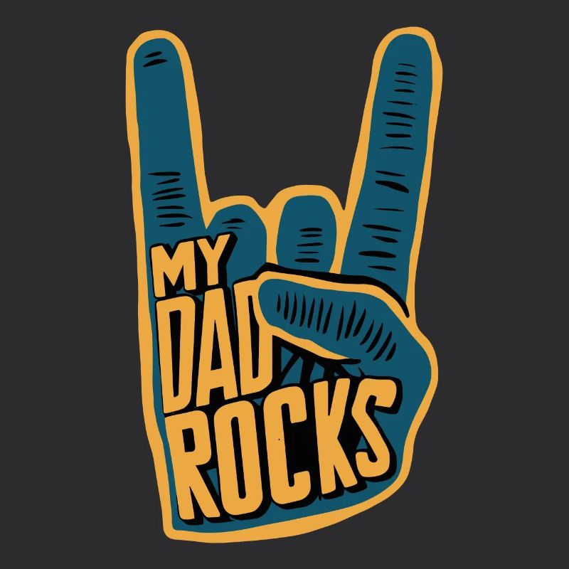 Graphique de signe de la main de My Daddy Rocks