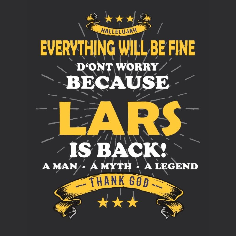 Lars ist back – Alles wird gut, cooles Design