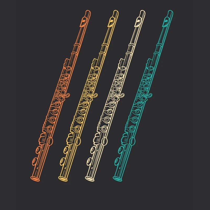 Flötist Evolution Querflöte